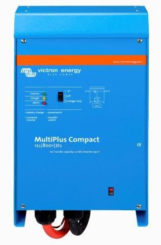 Гибридные инверторы с зарядным устройством VICTRON ENERGY серии MultiPlus Compact 12/24В(800-2000ВА)