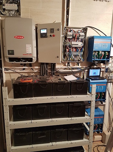 Солнечная электростанция UST-PS-PV13750-A800-INV-3x5000&150003ф. 15 кВт, Номинальная мощность 15кВА/13,5кВт, Пиковая мощность 30 кВт, Транзит мощности 66 кВт. г.Омск